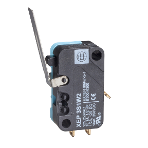 Miniature Limit Switch - Flat Lever - 4.8 Mm Cable Clip Labels-3389110299946