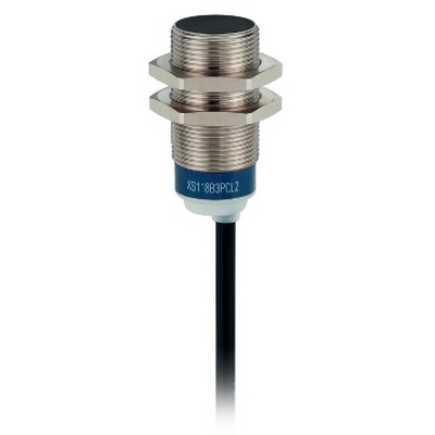 Inductive Sensor Xs1 M18- Flat Head - Sn8Mm - 12..24Vdc - Cable 2M-3389119623872