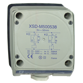 Inductive Sensor Xsd 80X80X40 - Plastic - Sn60Mm - 24..240Vac - Terminals-3389110619959
