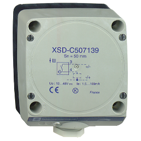 Inductive Sensor Xsd 80X80X40 - Plastic - Sn40Mm - 12..48Vdc - Terminals-3389110448283