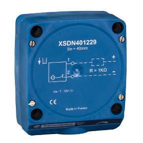 Inductive Sensor Xsd - D Flat Shape - Sn 40 Mm - Screw Clamp Terminals-3389110622997