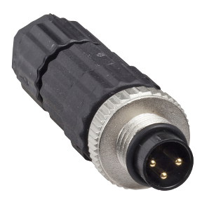 Connector Male M8 3Pin Straight-3389110113884