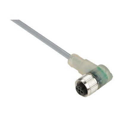 Pre-Wired Connectors Xz - Elbow Female - M12 - 3 Pin - Cable Pvc 2M-3389119073622