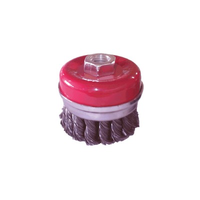 100 mm Screw Cup Torsion Belted Wire Brush