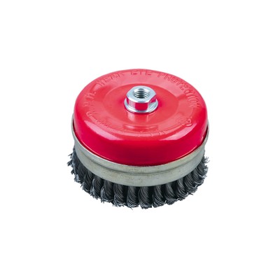 65 mm Screw Cup Burma Belted Wire Brush