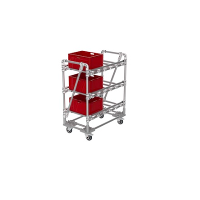 Trolley-Bins and carton carts with flanges, N27