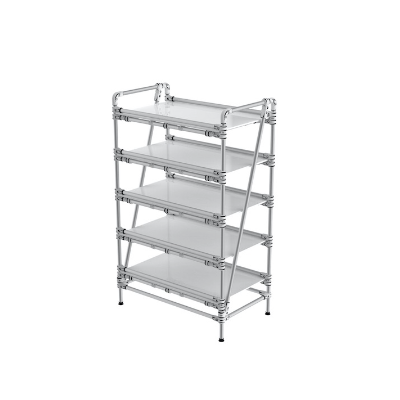Shelving and Storage-Large 5-Level Adjustable Flange Shelf, N68