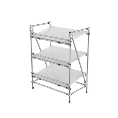 Shelving and Storage-Adjustable 3-Level Angle Rack, N69