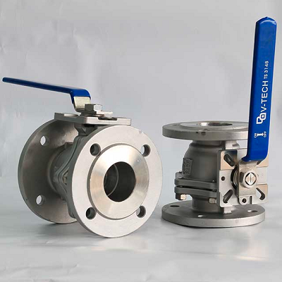  2-Piece Full Bore PN16 Flanged Ball Valve