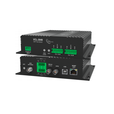 VCL-3048 NTP Time Server - IRIG-B (DIN Rail Version)