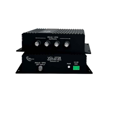 VCL-2728 Optical IRIG-B / 1 PPS Distribution Solution