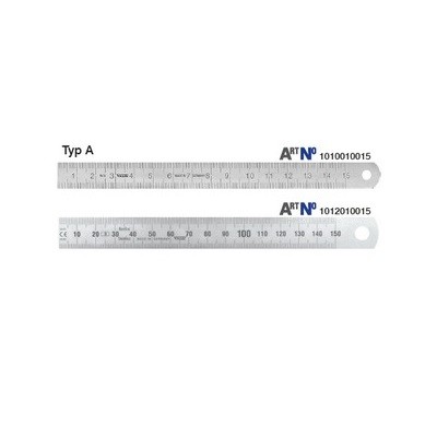 Steel ruler 200x13x0.5 mm