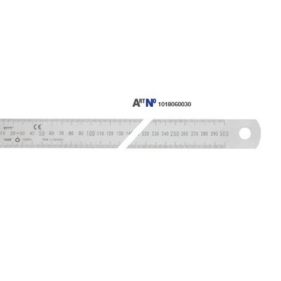 Steel ruler 150x13x0.5 mm