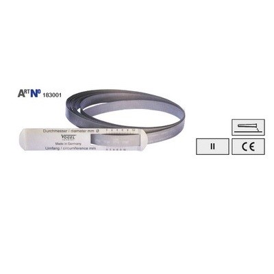 Peripheral tape 60 - 11310 mm, inox