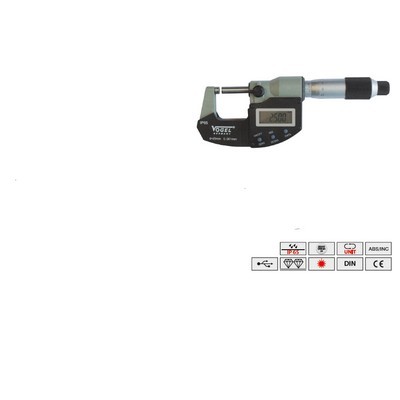 Dijital mikrometre, 0-25 mm