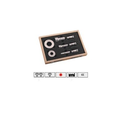 2 points Built-in micrometer set