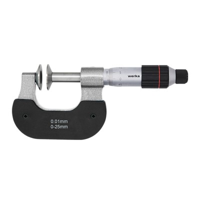  Disc Tip Micrometer 0-25x0.01 mm