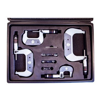 0-75x0.01 mm 3 Piece External Diameter Micrometer Set