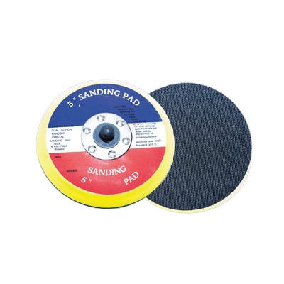 5" 125x14 mm Sanding Pad with Velcro and No Holes